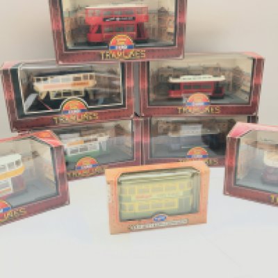 A Collection Of Boxed Corgi Tram Lines. No Reserve.