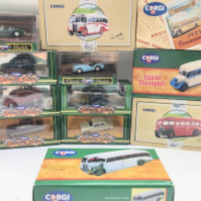 A Collection of Corgi Classics and Other Boxed Diecast.