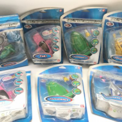 A Collection Of Carded Thunderbirds toys (Some loose) and power Rangers Ninja Storm. No Reserve.