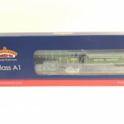A Boxed Bachmann 00 Gauge A1 Class 60163 Tornado British Railways Apple Green #32-550A.