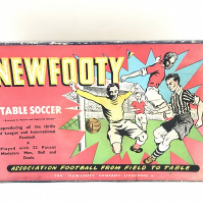 A Boxed Newfooty Table Soccer Game.