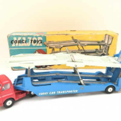 A Boxed Corgi Pullmore Car Transporter. #1101 No Reserve.