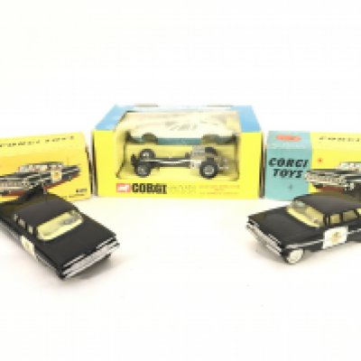 2 X Boxed Corgi Chevrolet State Patrol #223 (Restored) and a Ghia 5000 Mangusta #271. No Reserve.