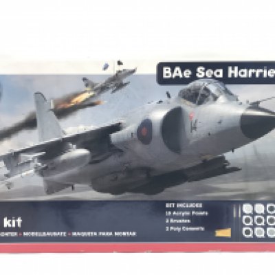 A Boxed Airfix Bae Sea Harrier Model Kit 1/24 Scale. No Reserve.