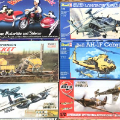 A Collection of Boxed Model Kits including Revell. Airfix. minicraft.