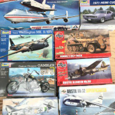 A Collection of Model Kits including Revell and Airfix. No Reserve.