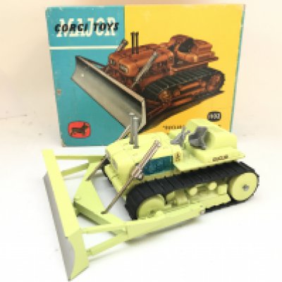A Boxed Corgi Euclid TC-12 Tractor With Dozer Blade. #1102.