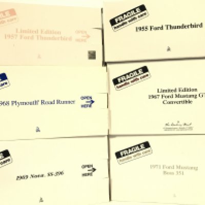 6 Boxed Danbury Mint Diecast Vehicles. No Reserve.