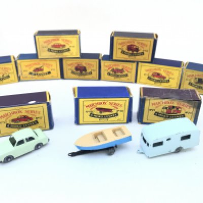 11 Boxed Matchbox Diecast Vehicles. No Reserve.