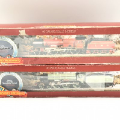 2 X Boxed Hornby 00 Gauge locomotives a LMS Patriot Class Duke Od Sutherland and a LNER Class B17 Manchester United.