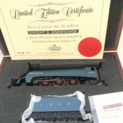 A Boxed Bachmann 00 Gauge Dwight D Eisenhower in Presentation Box.