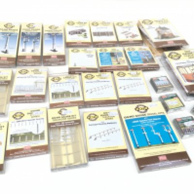 A collection of of 25 new boxed model railway scene accessories by PECO. 00gauge all unopened No reserve