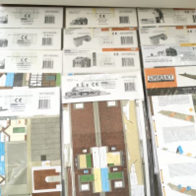 A collection of 12 unopened Superquick card models 00gauge. No reserve