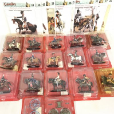 A Collection Of DelPrado Figures All still Carded. And From the Napoleonic Collection. Approximately 67 On Horse Back And 105 Single Figures.(3).