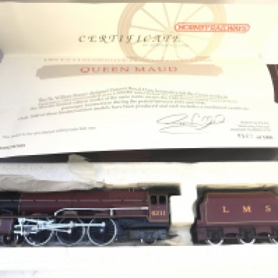 A Boxed Hornby 00 Gauge LMS 4-6-2 Locomotive Queen Maud #R.2052.