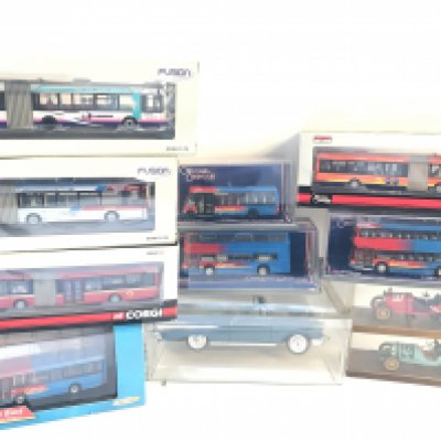 A Collection of Boxed Corgi Original Omnibus Buses and other Diecast No Reserve.
