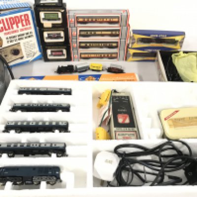 A Collection of N Gauge Locos. Coaches. Rolling Stock. Track Etc.
