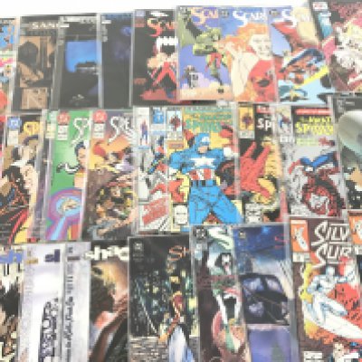 A Box Containing Mainly Marvel And D.C. Comics. No Reserve.