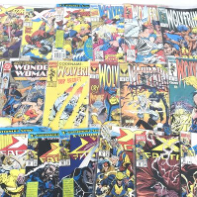 A Box Containing Mainly Marvel And D.C. Comics. No Reserve.