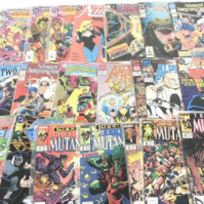 A Box Containing Mainly Marvel And D.C. Comics. No Reserve.