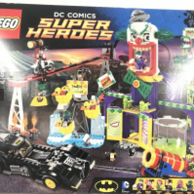 A Boxed Lego D.C Jokerland Set #76035. Has been Built.