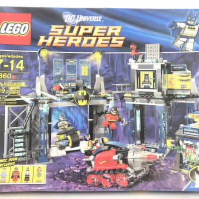 A Boxed Lego The Bat Cave Set #6860. Box Has Been Opened. Lego still Sealed in Bags.