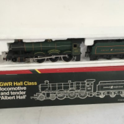 Two 00 gauge model railway locomotives includes Hornby R759 Albert Hall with tender ..Bachmann diesel locomotive AF NO RESERVE