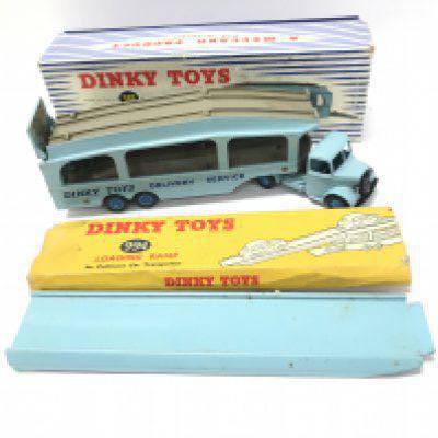A Boxed Dinky Toys Pullmore Car Transporter #582 with Loading Ramp. #994.