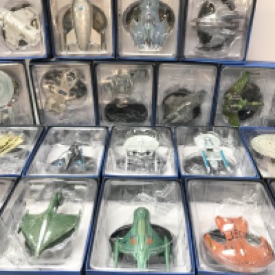 2 X Boxes Containing Eagle Moss Star Trek Ships. No Reserve.(2)