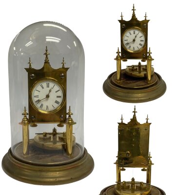 A Jahresuhren Fabrik, 400 day (Anniversary clock), Model 3652, Circa 1880.