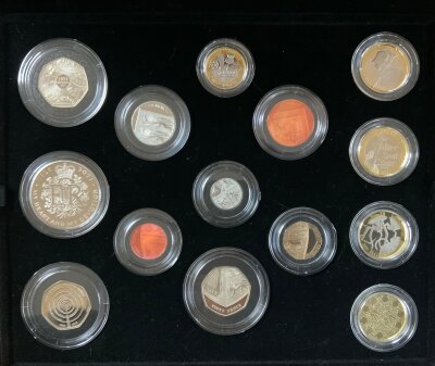 A 2021 Royal Mint issue United Kingdom premium proof set Numbered 135.