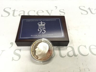 95th birthday of Prince Phillip 5oz silver coin.