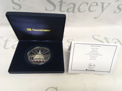 5oz 925 silver proof round commemorating VE Day.