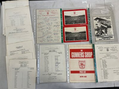 Arsenal Complete 79/80 Home Reserves Football Programmes: All A4 programmes for reserves plus youth  cup, south east counties and more.