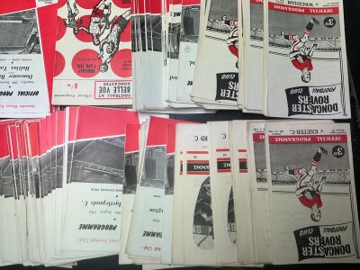 Doncaster Rovers Home Football Programmes: Over 150 spanning the 60s decade with a further 150 from the early 70s. Excellent condition with minor duplication. (300+)