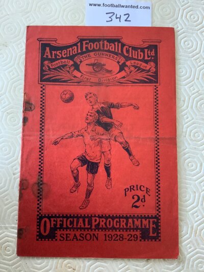 1929 Amateur Cup Final Football Programme At Arsenal: Ilford v Leyton programme is good although rusted staples have been removed and has bled on white paper. No team changes and overall fair/good.