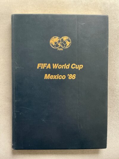 FIFA 1986 World Cup Report VIP Edition Football Book: Quality black calf skin bound version with gold sterling embossing of which there were only 100 made. This was number 30 and awarded to FA and UEFA member Bert Millichip. World Cup Reports are hard to obtain but this is incredibly rare.