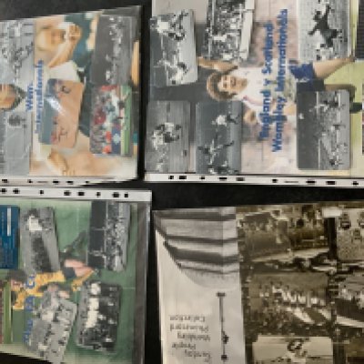 Football Phonecard + Jigsaw Collection: Phonecards in wallets described as Wembley Internationals, England v Scotland, FA Cup Finals and the Sunday People Phonecard Collection. All 4 sets look complete. C/W 12 Miniature puzzles from the 2002 World Cup plus a puzzle of Finlands national stadium. 