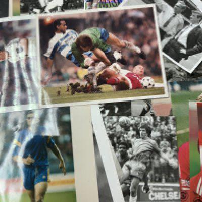 Football Press Photo Collection: Wide variety of clubs mainly with press stamps to rear and sometimes annotations. Majority 80s and 90s. (est 300)