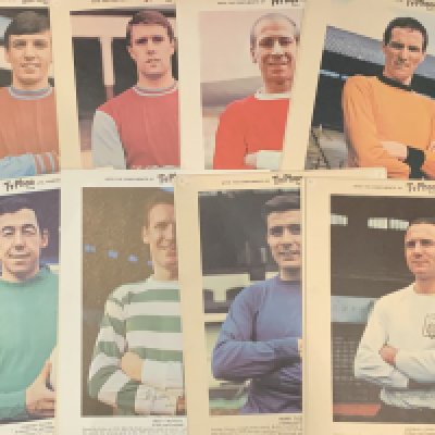 Typhoo Football Card Collection: Series 1 is complete and series 2 has 23 cards. Most cards have pin holes (47)