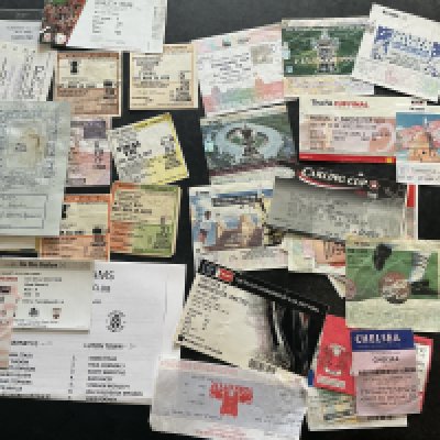 Football Ticket Collection: 325 tickets. Includes FA Cup Finals, League Cup Finals, Charity Shield, other finals, internationals, specials, overseas, league and cup matches etc.