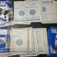 Bristol Rovers Home Football Programmes: Over 300 spanning the 60s decade with a few more from the 70s. Includes 61/62 Hartlepool LC x 2, 64/65 Bristol City Gloucester Cup, 69/70 Portsmouth single sheet. Excellent condition with duplication. (320+)