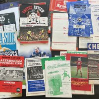 Friendly + Testimonial Football Programmes: Collection from the late 1950s onwards. Wide selection including some overseas issues with instructions to sell. (130)