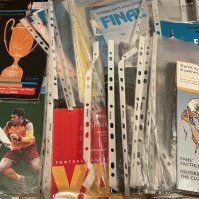 FA Trophy + Vase Final Football Programmes: 26 Vase from 1974 onwards and 40 Trophy finals from its beginning in 1970. All excellent with no duplication. Instructions to sell. (66)