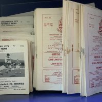 Chelmsford City 1960s Football Programmes: Mainly homes but does include 40 aways. Majority 1960s with a few more recent and 39 late 50s. Good. (200+)