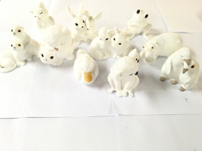 A Collection Of 10 Royal Osborne Ceramic Animal. (10)