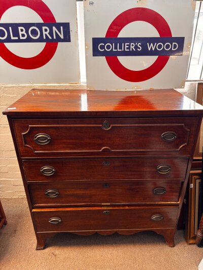 A large Victorian  secretaire bureau NO RESERVE
