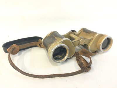 A pair of WW2 German field binoculars , 6x30 Dienstglas 133359 cag