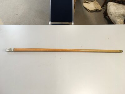 Sword stick with Royal Army Service Corps top . Stick 92cm long sword 46cm long