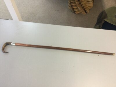 A sword stick. Blade 30cm total length 88cm